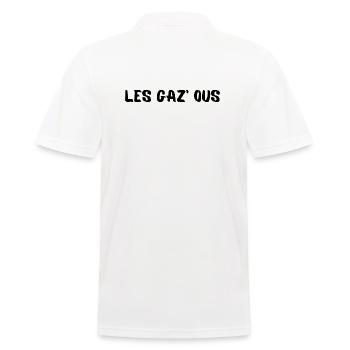 Les gaz'elles - Polo Homme - blanc - Dos - Kai (181cm)