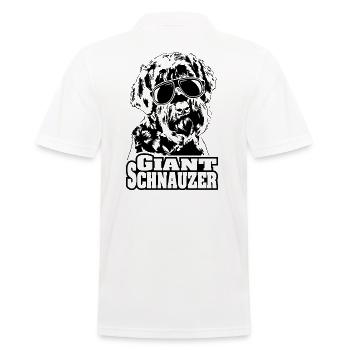 GIANT SCHNAUZER cool lunettes de soleil chien chien - Polo Homme - blanc - Dos - Kai (181cm)