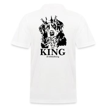 CHIEN DE MONTAGNE BERNOIS Chien de roi disant chiens Wilsigns - Polo Homme - blanc - Dos - Kai (181cm)