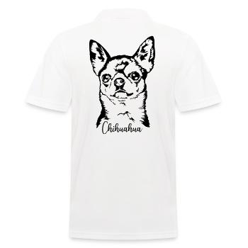 CHIHUAHUA Chien Portrait Chiens Wilsigns - Polo Homme - blanc - Dos - Kai (181cm)
