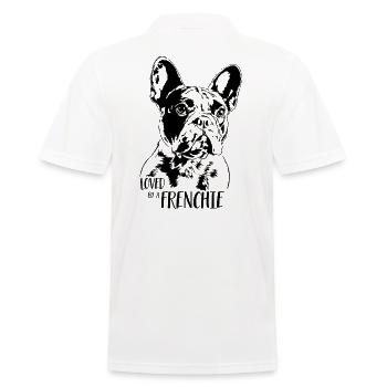 Aimé par un chien Frenchie qui dit Bulldog Wilsigns - Polo Homme - blanc - Dos - Kai (181cm)