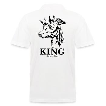 Lévrier italien Roi de tout Chiens - Polo Homme - blanc - Dos - Kai (181cm)