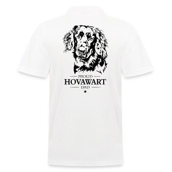 Hovawart Dad Dog Dog Wilsigns - Men's Polo Shirt - white - Back - Kai (181cm)