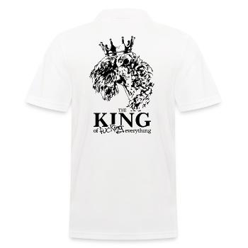Kerry Blue Terrier Roi de tout ce qui concerne les chiens - Polo Homme - blanc - Dos - Kai (181cm)