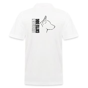 Profil de bouvier australien Chiens Chien Wilsigns - Polo Homme - blanc - Dos - Kai (181cm)