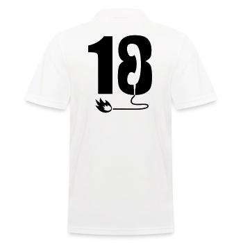 18 - Polo Homme - blanc - Dos - Kai (181cm)