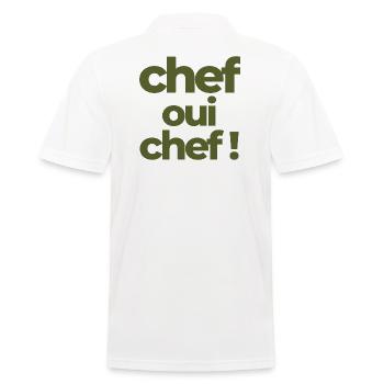 militaire, soldat, film culte - Polo Homme - blanc - Dos - Kai (181cm)