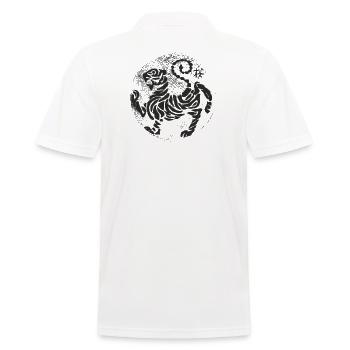 Tora No Maki (noir) - Polo Homme - blanc - Dos - Kai (181cm)