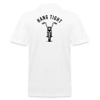 Accrocher serré cintre de singe de moto - Polo Homme - blanc - Dos - Kai (181cm)