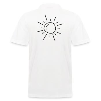 UNE Soleil - Polo Homme - blanc - Dos - Kai (181cm)