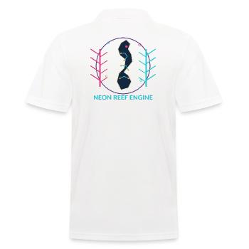 Neon Reef Engine - Men's Polo Shirt - white - Back - Kai (181cm)