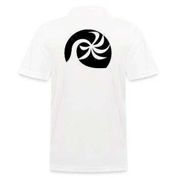 Plage de palmiers - Polo Homme - blanc - Dos - Kai (181cm)