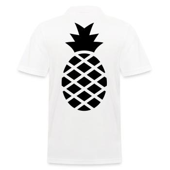 Pineapple - Men's Polo Shirt - white - Back - Kai (181cm)