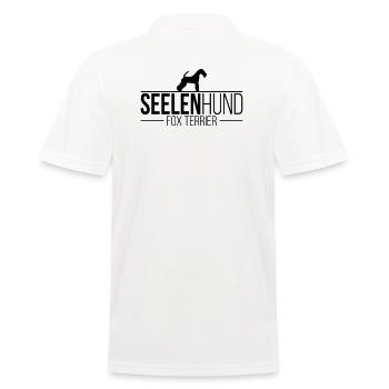 FOX TERRIER Seelenhund Hund Hunde Wilsigns - Männer Poloshirt - Weiß - Hinten - Kai (181cm)