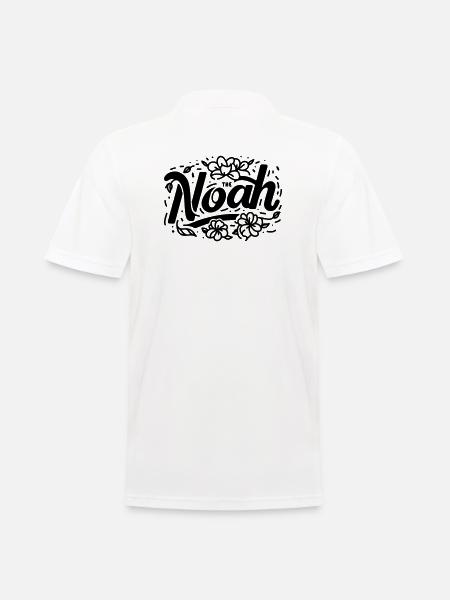 Le Noé aux fleurs - Polo Homme - blanc