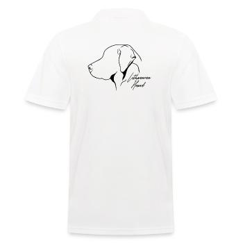 Profil de chien courant lituanien Chiens de chasse Chiens Wilsigns - Polo Homme - blanc - Dos - Kai (181cm)