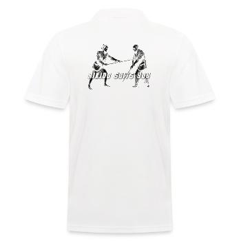 Costumes d’aïkido Tu cites Kumi Jo Demi-ton masculin - Polo Homme - blanc - Dos - Kai (181cm)