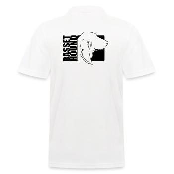 Basset Hound Profile Chiens Chien Wilsigns - Polo Homme - blanc - Dos - Kai (181cm)