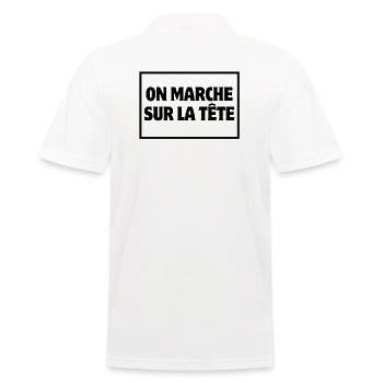 Landwirt, Landwirtschaft, Landwirt - Männer Poloshirt - Weiß - Hinten - Kai (181cm)