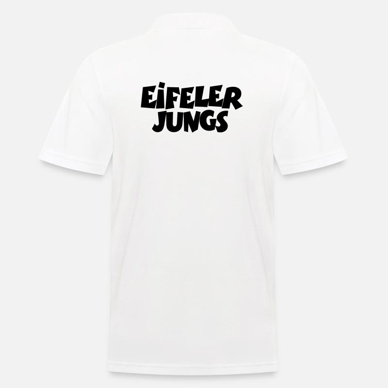 Eifeler Jungs aus der Eifel - Männer Poloshirt - Weiß