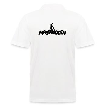 Mayrhofen Snowboard Snowboarder Snowboarding - Männer Poloshirt - Weiß - Hinten - Kai (181cm)
