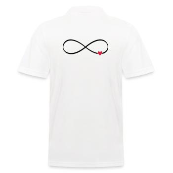 infini coeur - Polo Homme - blanc - Dos - Kai (181cm)