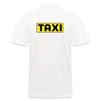 taxi - Polo Homme - blanc - Dos - Kai (181cm)