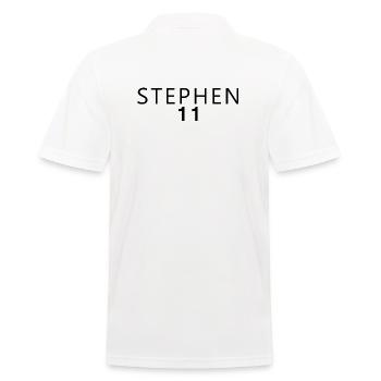 Dschungel Fan 2026  Karneval Kostüm STEPHEN Editio - Männer Poloshirt - Weiß - Hinten - Kai (181cm)