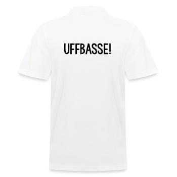 UFFBASSE Dialekt badisch - Männer Poloshirt - Weiß - Hinten - Kai (181cm)