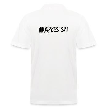 Ski, ski, ski, après-ski, freeski, hiver - Polo Homme - blanc - Dos - Kai (181cm)