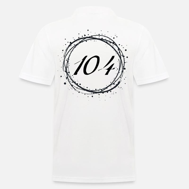 104 - Männer Poloshirt - Weiß