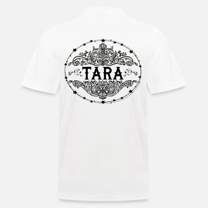 Tara - Männer Poloshirt - Weiß