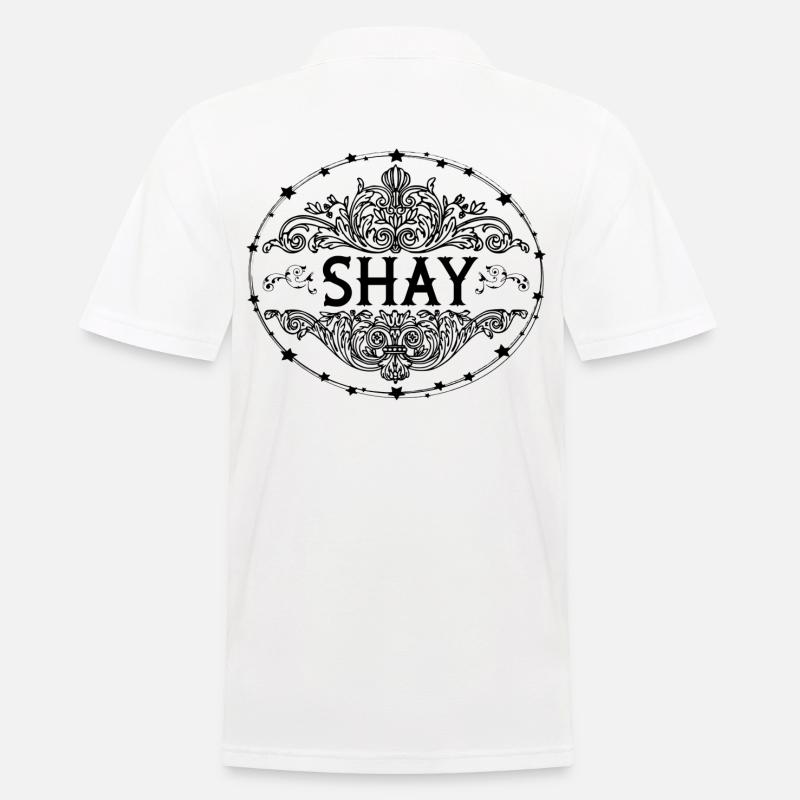 Shay - Männer Poloshirt - Weiß