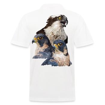 Oiseaux de proie - Polo Homme - blanc - Dos - Kai (181cm)