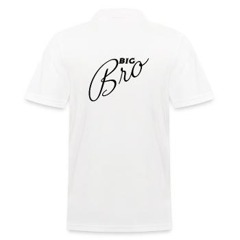 Grand frère - Polo Homme - blanc - Dos - Kai (181cm)