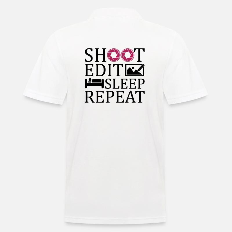 Drôle Photographe cadeau - Polo Homme - blanc