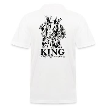Kleiner Münsterländer Roi de tout Chiens - Polo Homme - blanc - Dos - Kai (181cm)