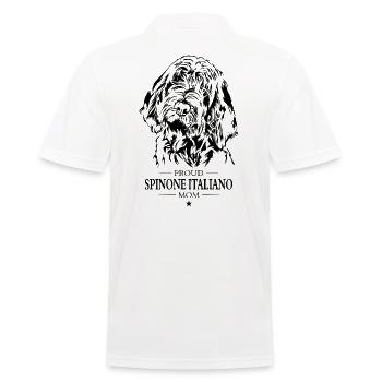 Spinone Italiano Mom Hunde Hund Wilsigns - Männer Poloshirt - Weiß - Hinten - Kai (181cm)