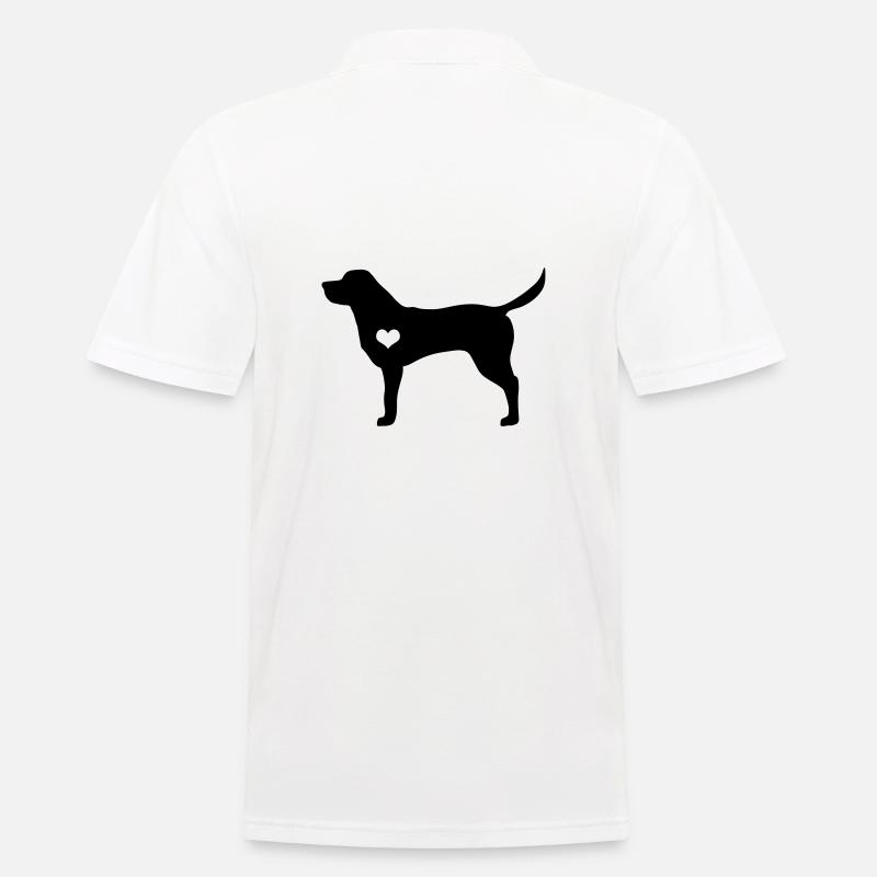 Labrador Retriever Hund Geschenkidee - Männer Poloshirt - Weiß