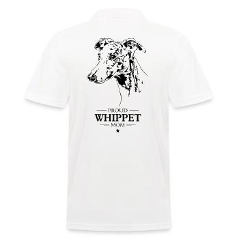 Whippet Maman Chien Lévrier Lévrier Wilsigns - Polo Homme - blanc - Dos - Kai (181cm)