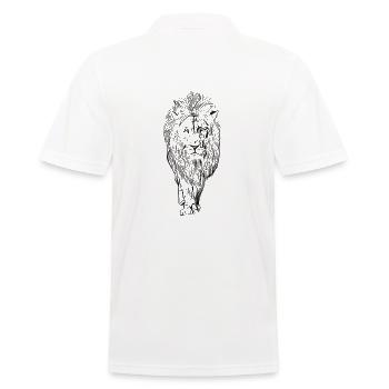 Lion - Polo Homme - blanc - Dos - Kai (181cm)