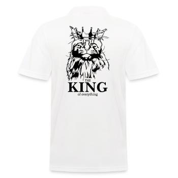 Maine Coon Roi de tout Chat Dire Chat - Polo Homme - blanc - Dos - Kai (181cm)