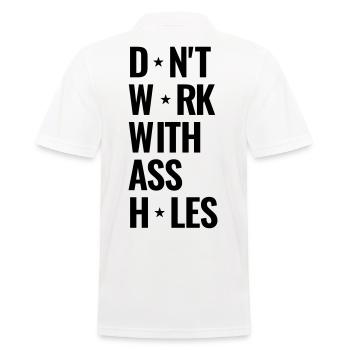 Motivation pour le monde du travail - Polo Homme - blanc - Dos - Kai (181cm)
