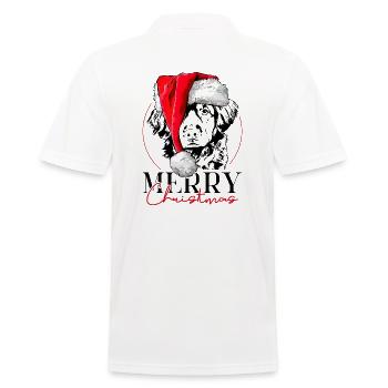 RETRIEVER DE PÉAGE DE CANARD DE LA NOUVELLE-ÉCOSSE Joyeux Noël - Polo Homme - blanc - Dos - Kai (181cm)
