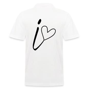 Point i) i) Calligraphie - Polo Homme - blanc - Dos - Kai (181cm)