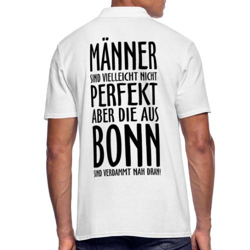 Männer aus Bonn (Schwarz) - Männer Poloshirt