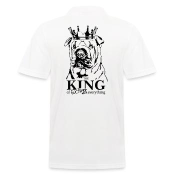 Shar Pei King Chien Disant Chiens Chien Wilsigns - Polo Homme - blanc - Dos - Kai (181cm)
