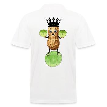 Chou d’arachide Chou royal végétal Drôle - Polo Homme - blanc - Dos - Kai (181cm)
