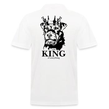 Terrier de chasse allemand roi de tout Wilsigns - Polo Homme - blanc - Dos - Kai (181cm)