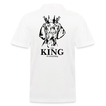 Magyar Vizsla Roi de tout Chiens Wilsigns - Polo Homme - blanc - Dos - Kai (181cm)